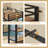 Twin Size Loft Bed, with Led Lights & Open Storage Shelves-678042629