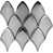 Gris / argent brillant