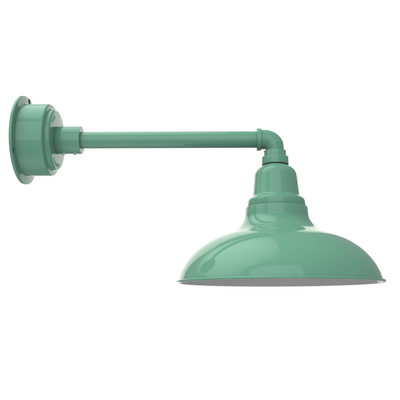 Idella LED Wall Light, Jade, 10" H x 12" W x 31" D