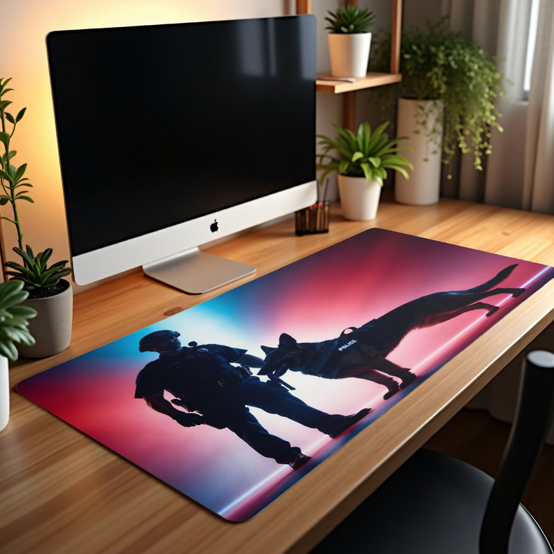 Polyester Desk Pad, 14.4x12.1