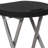 Mifflin Foldable Stool with Plastic Seat and Titanium Gray Frame - Portable Stool