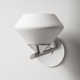 Junius Single Frosted Dimmable Bath Sconce