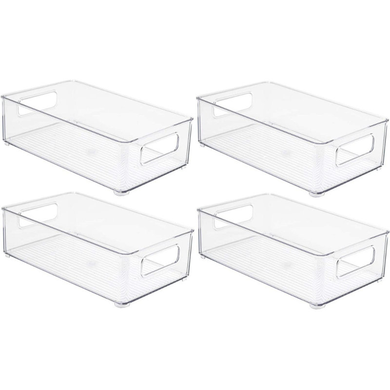 Bacs de rangement en plastique empilables Sorbus