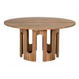 Kirill Round Solid Oak Dining Table