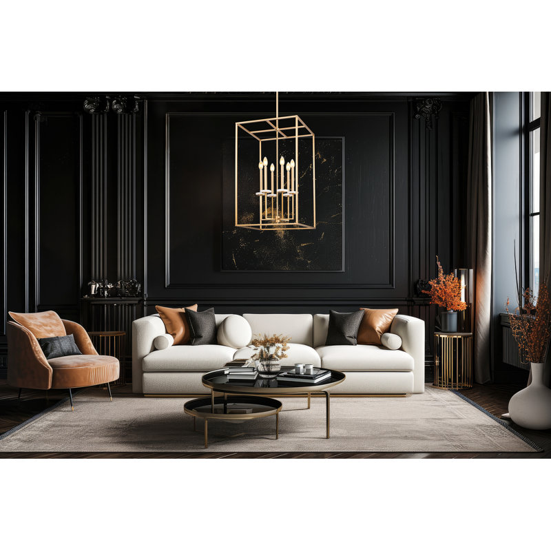 Gaultier 
Mordern Gold 6 Light Chandelier, Mordern Gold