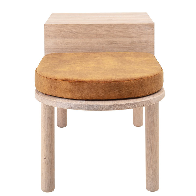 Banc de rangement en bois Karini Cancri