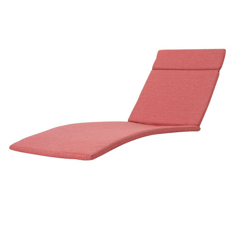 Chaise longue d'extérieur, Rouge