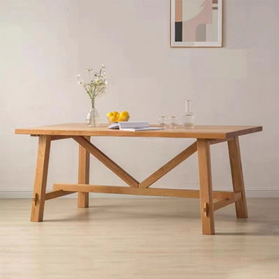Japanese style all solid wood dining table