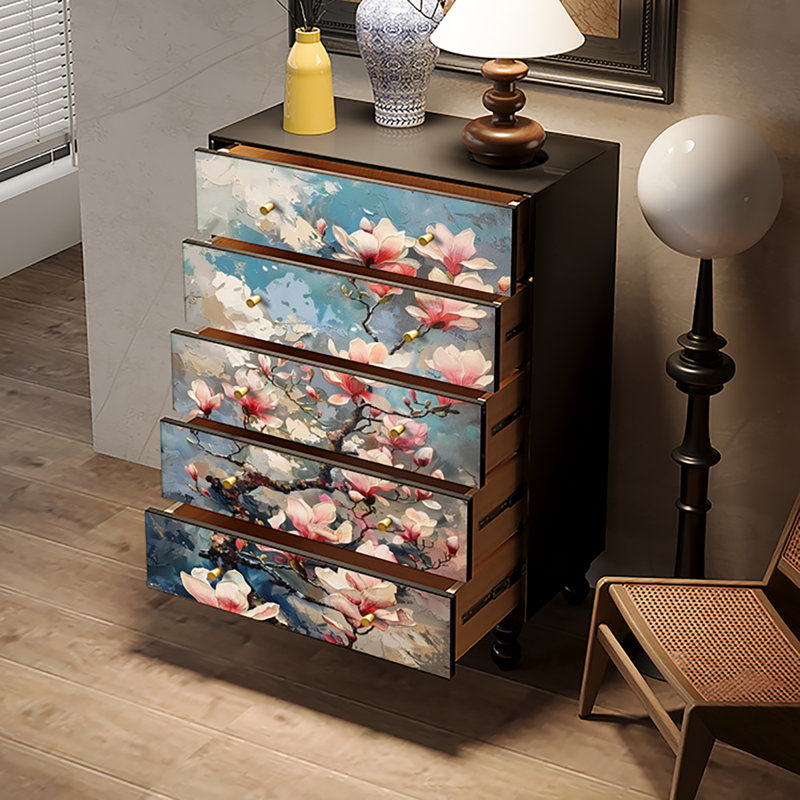 Armoire décorative rétro française légère