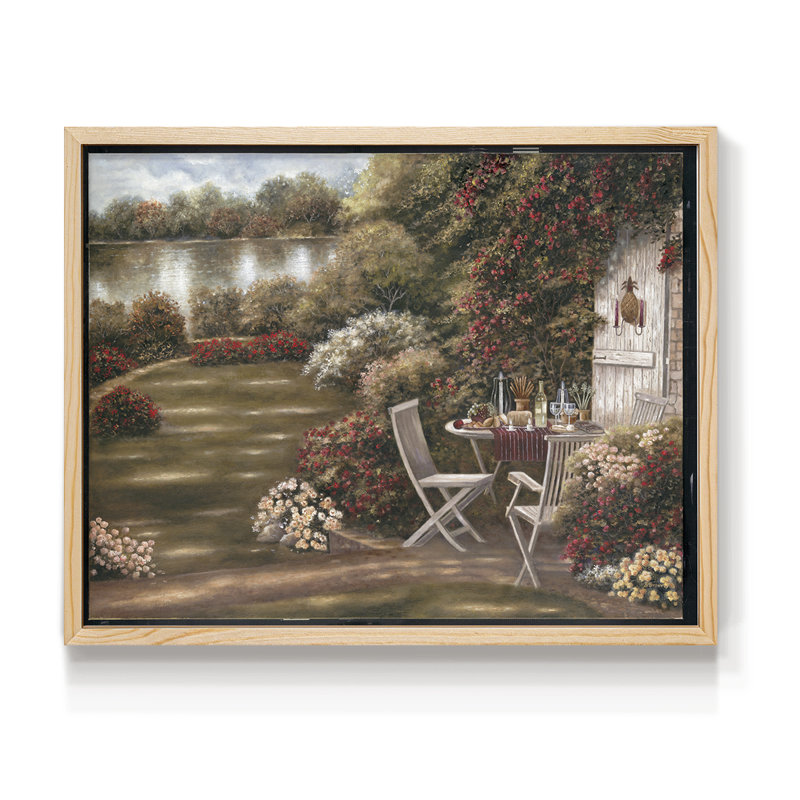 Laura's Place - Reproduction encadrée - Restickable, Naturel, H 22 po x l 28 po