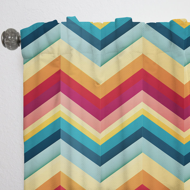 Chevrons Popart, L 52 po x L 95 po
