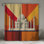 Rideaux de douche Taj Mahal Illustration Extra Long