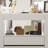 14-Drawer 1-Shelf Chest With Graceful Design And Tempered Glass Top
