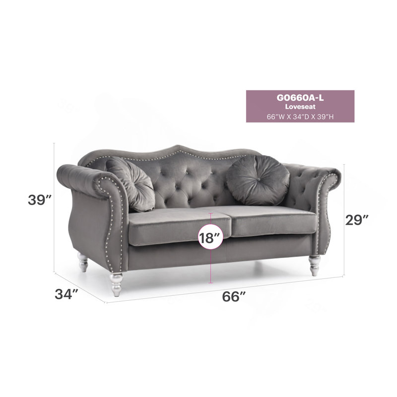 Causeuse Cozy, Gris foncé