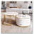 Round Nesting Coffee Table with Drawers