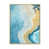 Toile avec cadre flottant brun