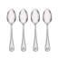 French Perle Dinner Spoons, Set of 4