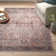 Rahway Oriental Machine Washable Rust Area Rug