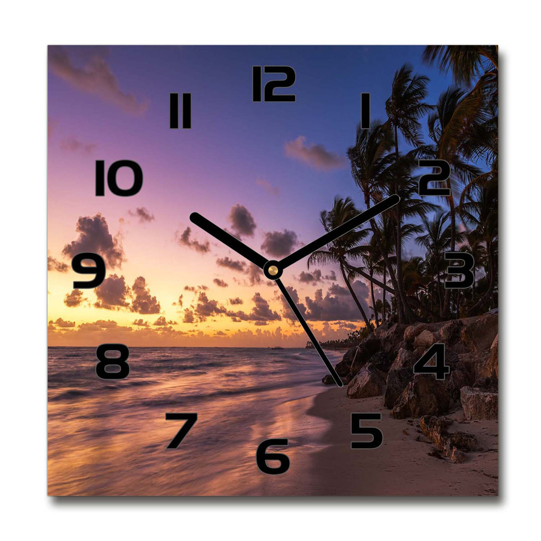 Analoge Wanduhr West on the Beach 60 cm Geräuschlos