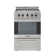 Prestige 23.5" 4 burner 2.3 cu. ft. Freestanding Gas Range with Convection Oven