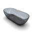 Baignoire de trempage autoportante 68,9 pouces