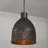1 - Light Gray Iron Single Pendant