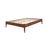 Finney Solid Wood Platform Bed without Headboard, Mid-Century Modern Bed Frame-903340242-902321310