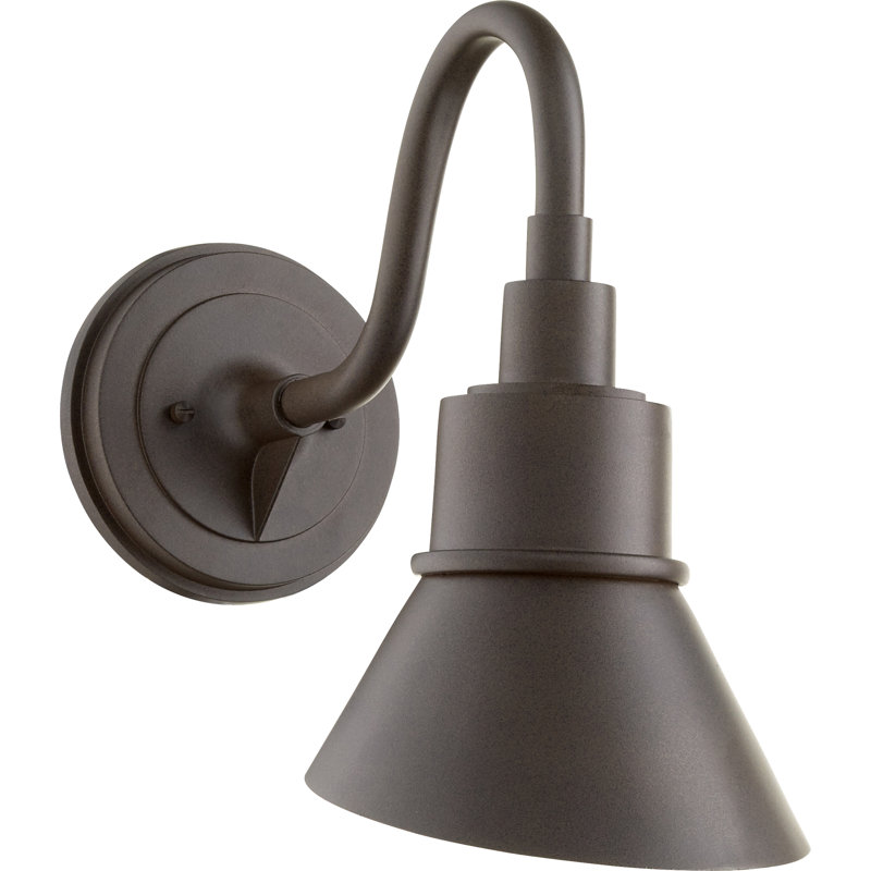 Markeith Ceramic Wall Light, Oiled Bronze, 13.75" H x 7.5" W x 14.75" D