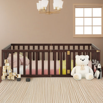 Wood Daybed Frame With Fence