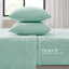 Drap-housse 100% molleton 4 pièces, ultra doux, confortable, boulochage, lavable à la machine, comprenant des draps-housses plats et 2 taies d'oreiller pour un sommeil luxueux en molleton