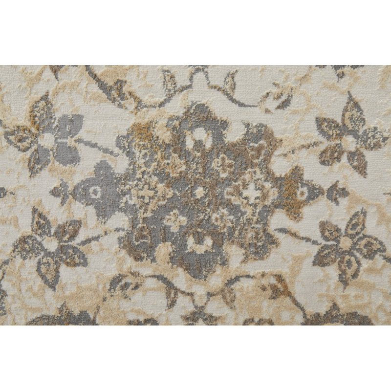 Neoma Viscose Oriental Indoor Rug, Round 7'9"