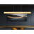 Hudson Gold 1 Light Linear Chandelier