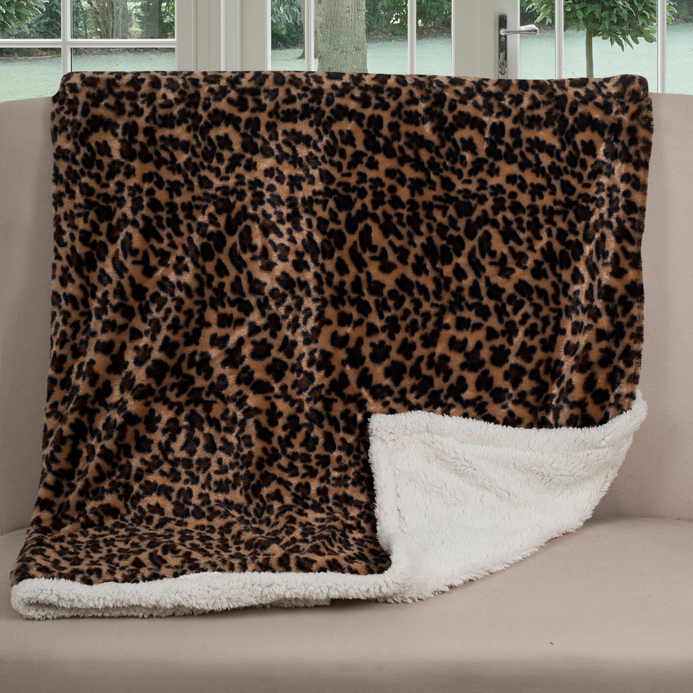 Leopard throw online