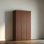 Simple Modern Walnut Wardrobe
