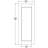 Reflex 84'' Solid Wood Mirrored Unfinished without Installation Hardware Kit Barn Door-40653063