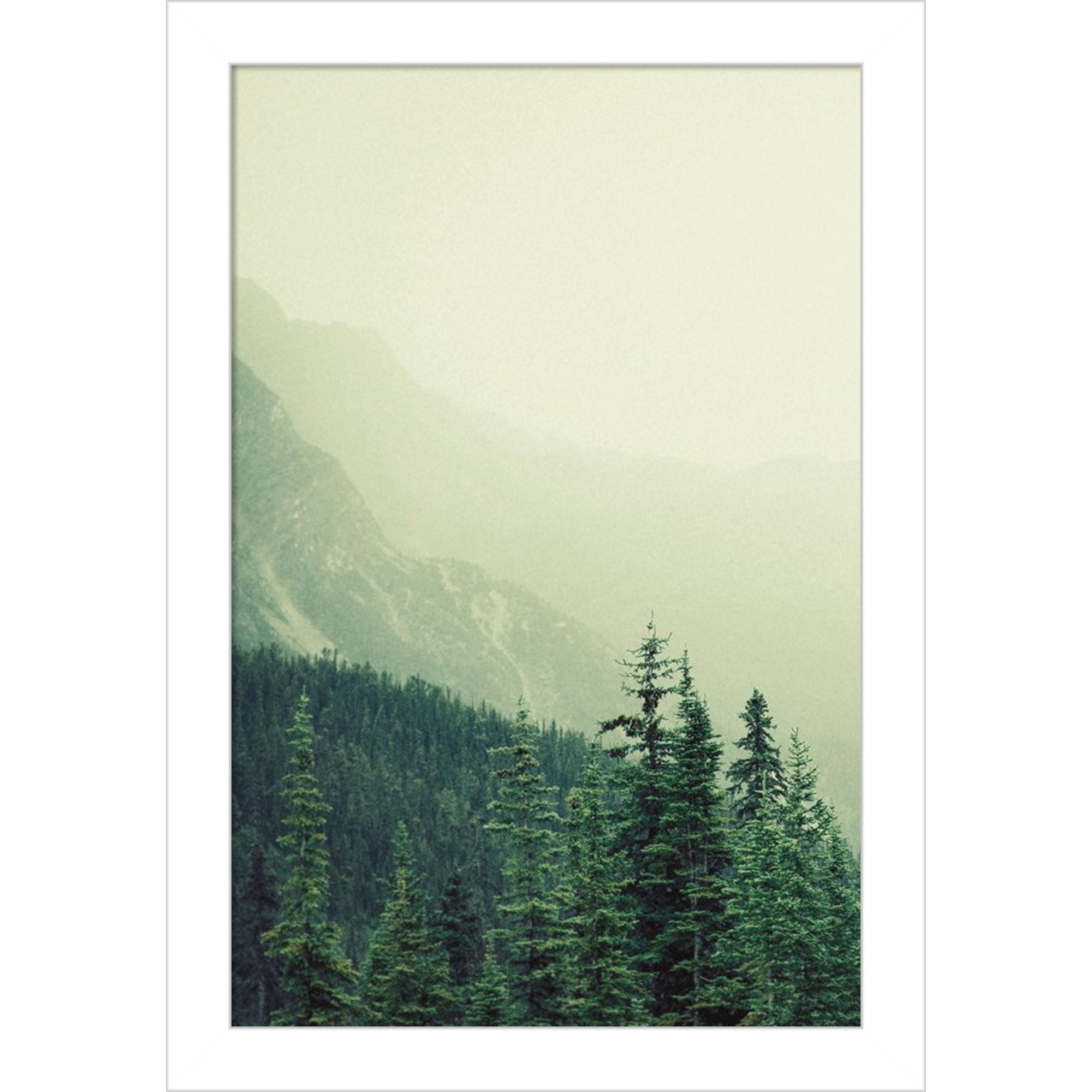 Rocky Mountain by Lynann Colligan, White, 13" H x 9" W x 1" D