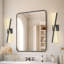 Luminaire mural industriel en cristal 23,6 po avec télécommande-118033324