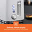 Geepas Arcus Kitchen Set 1.7L Electric Kettle And 2 Slice Toaster With Rapid Boil 7 Browning Levels-117044291