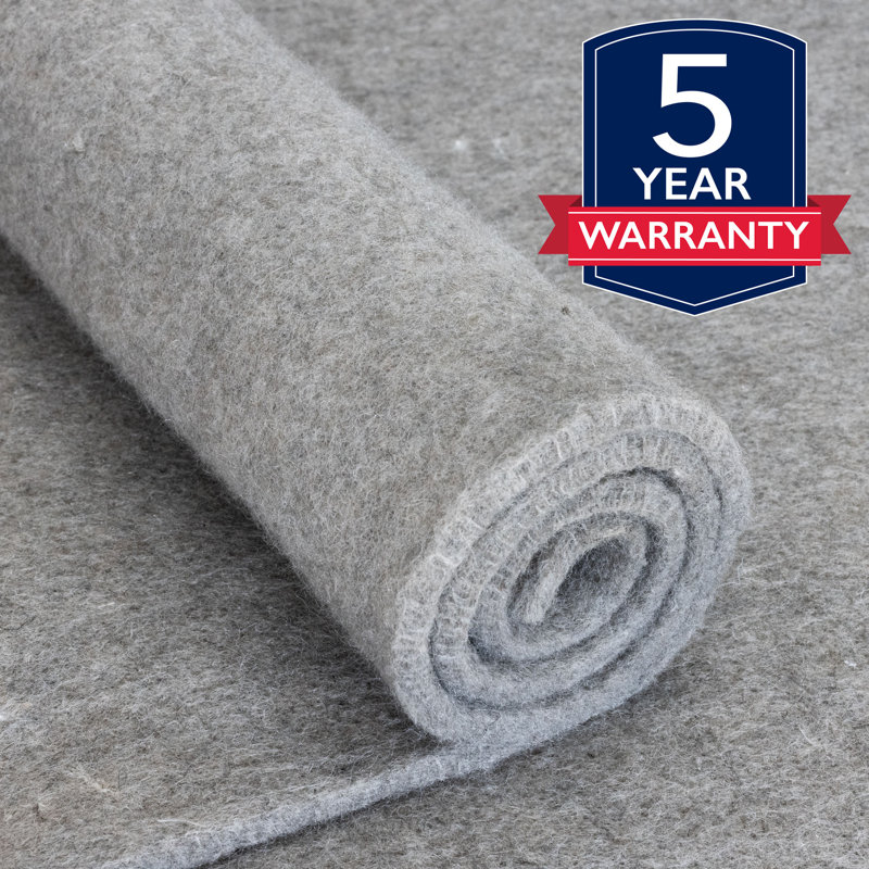 Eco Plush 0.25" Felt Area Rug Pad, Rectangle 9' x 13'