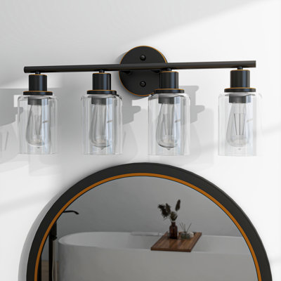 Berumen Bathroom Glass Vanity Light