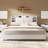 Revan Ebern Designs Bed Frame With Headboard, Platform Bed Frame With 4 Storage Drawers & Hidden Storage, Bookcase Bed Frame With Charging Station-173747416-170167246