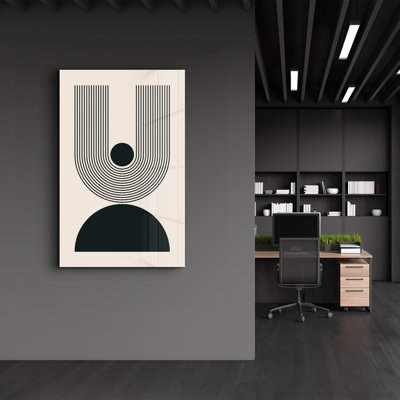Peinture décorative en verre trempé