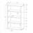 Bookshelf Bookcase Etagere 5 Tier 48"H Office Bedroom Laminate Contemporary Modern-111465671