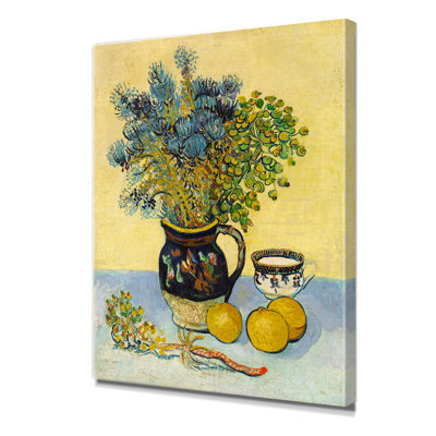 Still Life (Nature morte). Van Gogh Art Reproduction. Gicless Canvas Print Wall Decor