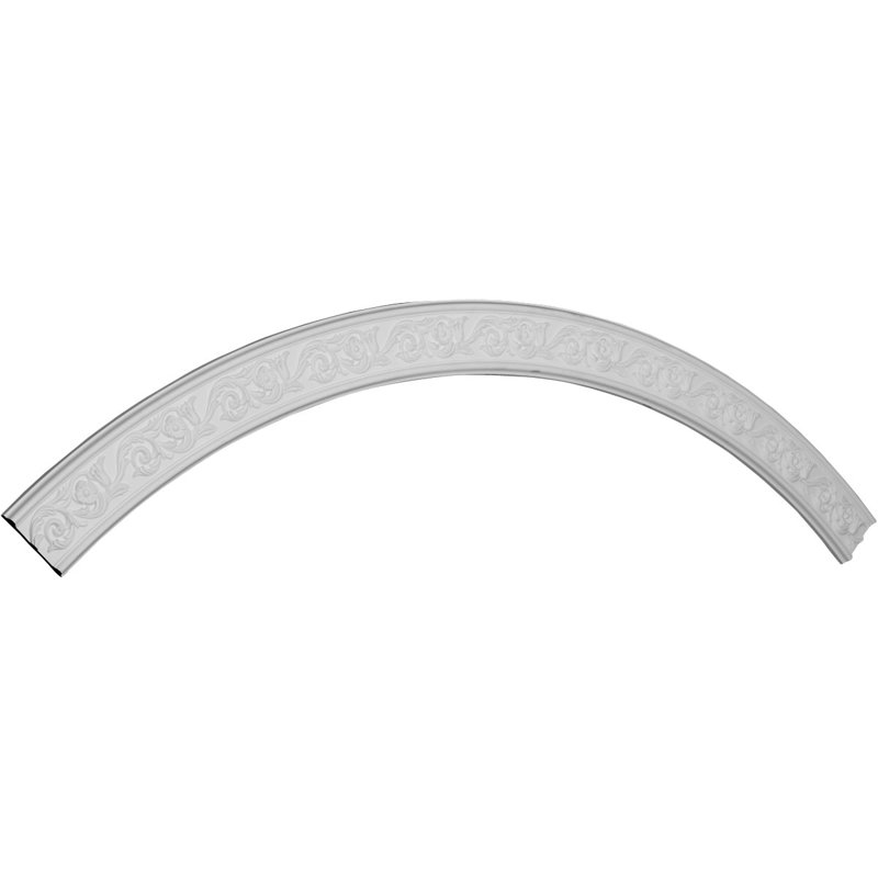 Ensemble d'anneaux de plafond 87 3/8 po x P 78 3/4 po x l 4 3/8 po x P 3/4 po Aberdeen, Simple (1/4 d'un cercle complet)