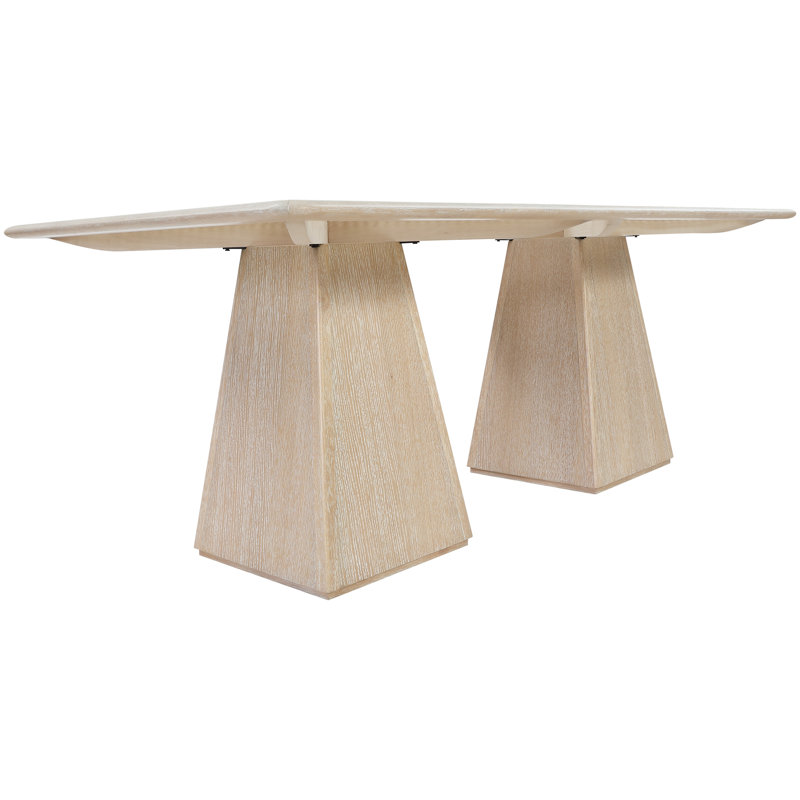  Table de salle à manger Burkett, Naturel