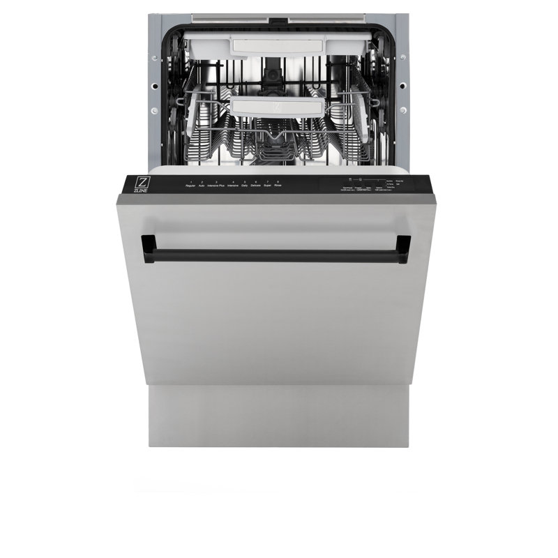 Autograph Edition 18" 51 dBA Built-In Button Control Dishwasher, Matte Black