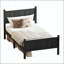Twin Size Flat Panel Bed with Shaker and Farmhouse Style Design-866313232-866313233