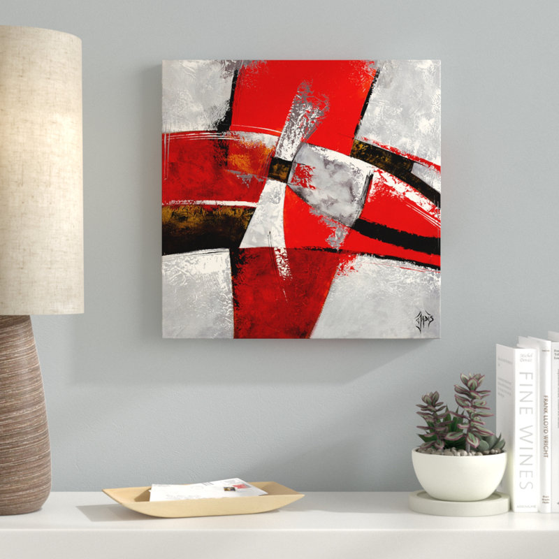 " Graphique II " by Jadis, 12" H x 12" W x 1.5" D