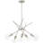 Linntown 5 - Light Steel Dimmable Sputnik Modern Linear Chandelier